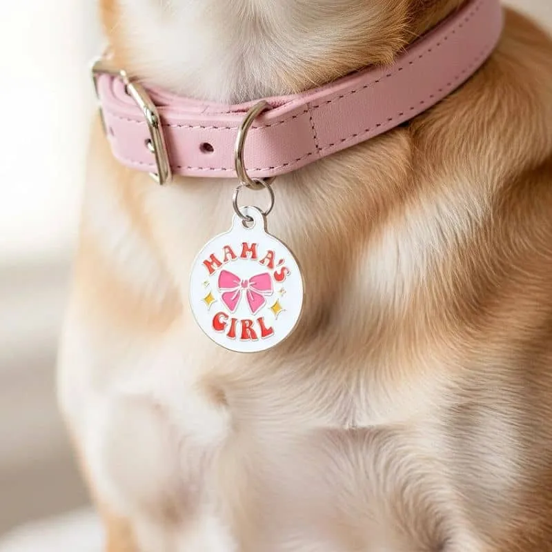 MÉDAILLE POUR CHIEN - MAMA'S BOY / MAMA'S GIRL