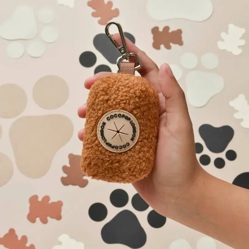 DISTRIBUTEUR DE SACS À DÉJECTION TEDDY POUR CHIEN - CARAMEL