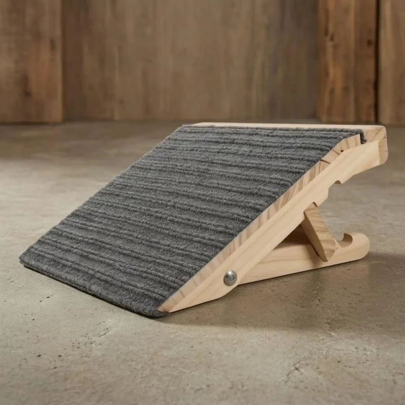 Rampe pour Chien Bois Pliable Réglable Antidérapante