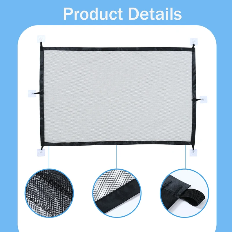 Barrière pour Chien Porte et Couloir Filet 72 cm