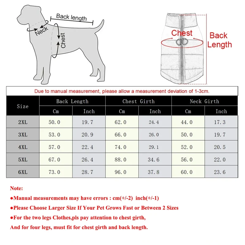 Manteau Doudoune Chien Coupe-Vent Anneau en D Labrador