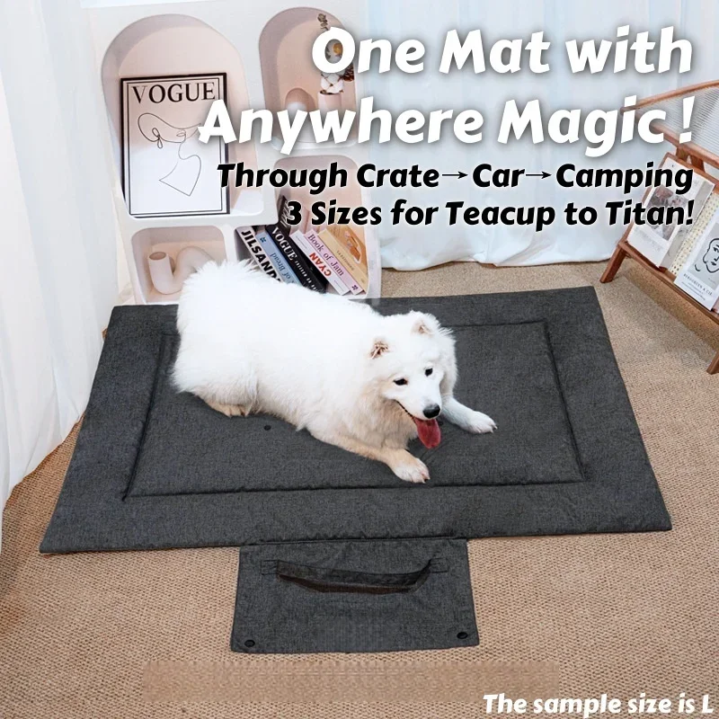 Panier de Voyage Portable Étanche Chien Intérieur Extérieur
