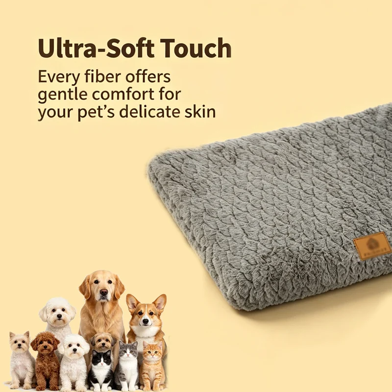 Matelas Étanche Chien Mousse Ondulée Antidérapant Housse Amovible