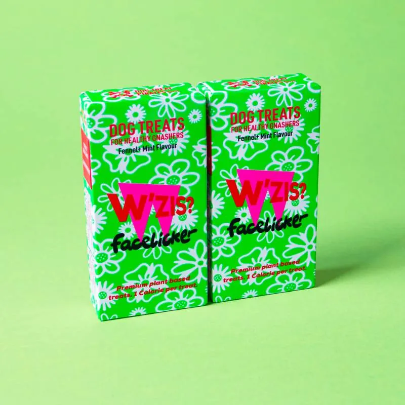 FRIANDISES VEGAN POUR CHIEN FACELICKER * HALEINE FRAICHE