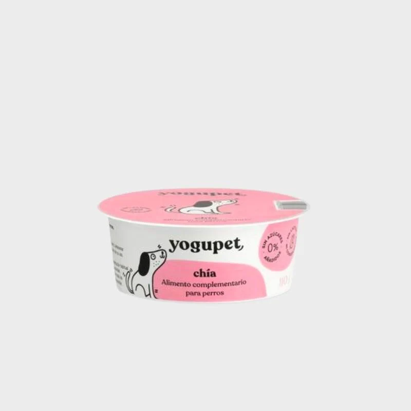 YAOURT SANS LACTOSE POUR CHIEN OU CHAT - YOGUPET GRAINES DE CHIA