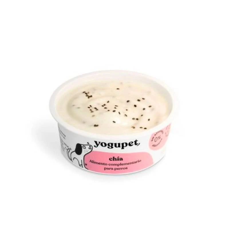YAOURT SANS LACTOSE POUR CHIEN OU CHAT - YOGUPET GRAINES DE CHIA