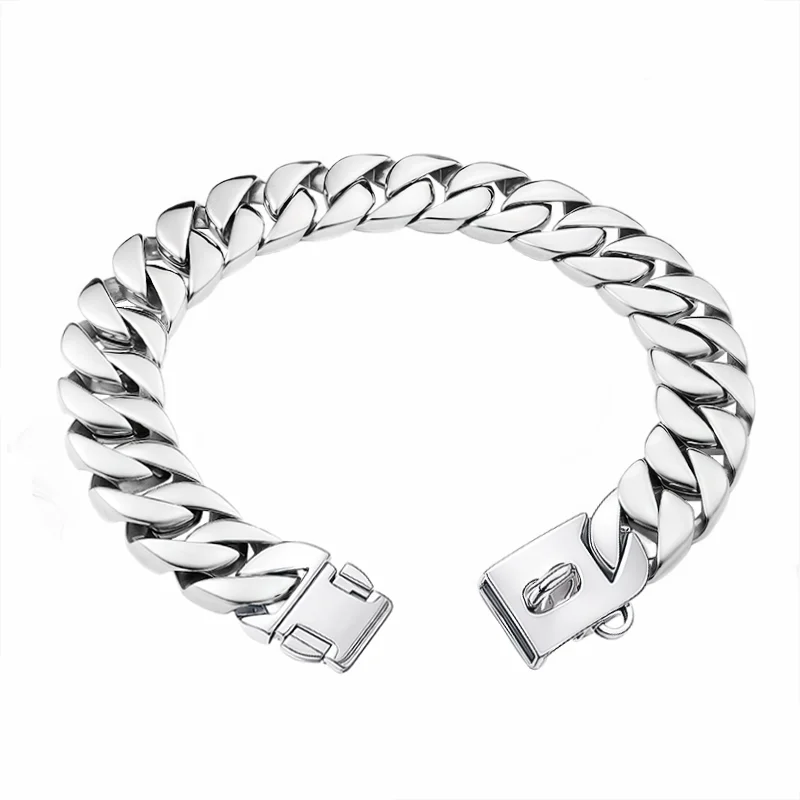Collier Chaîne Gourmette Inox 32 mm Cane Corso Rottweiler