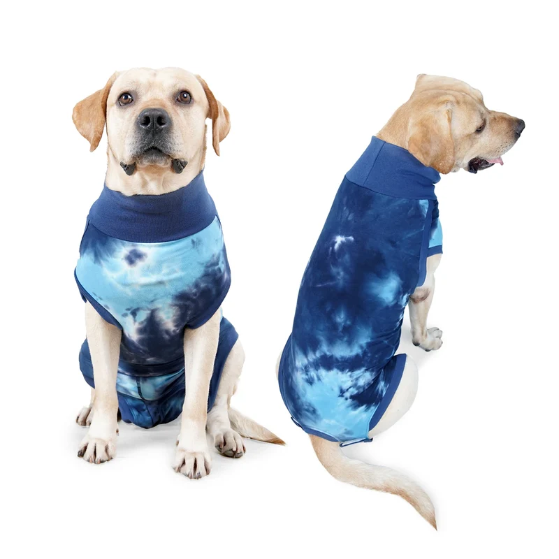 Combinaison de Récupération Chien Alternative Collerette Tie-Dye
