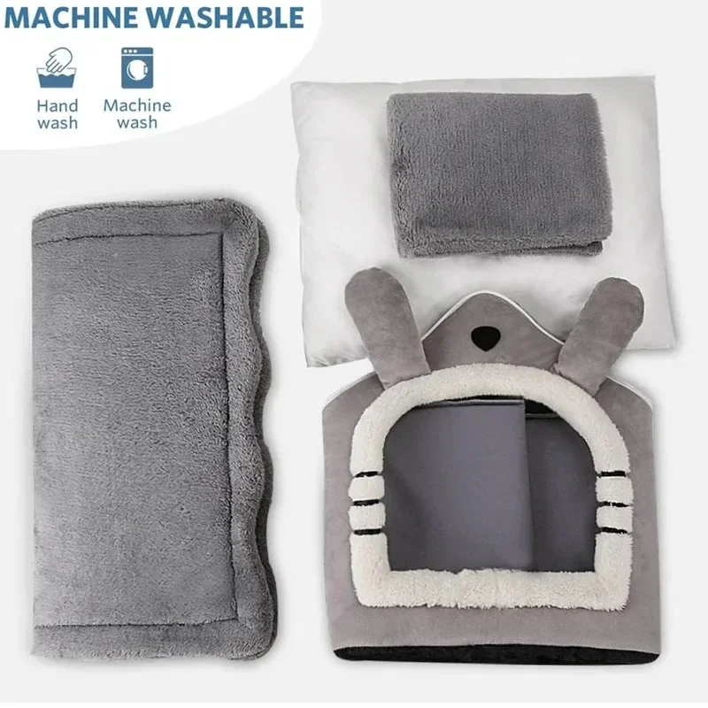 Niche d'Intérieur pour Chien Lavable en Machine Mini Chien