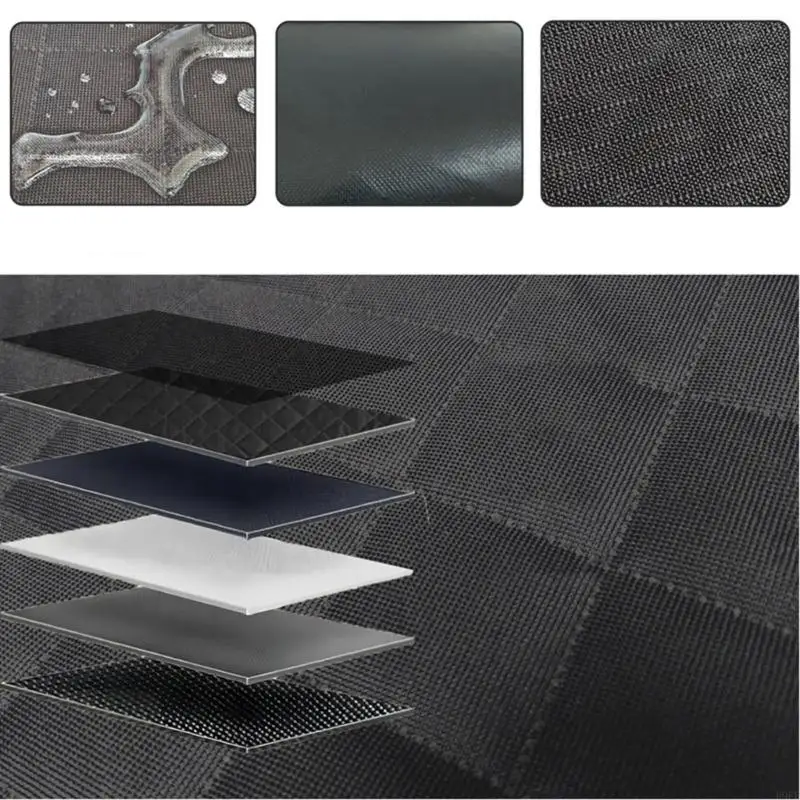 Hamac Voiture pour Chien Matelassé 4 en 1 Fenêtre en Maille