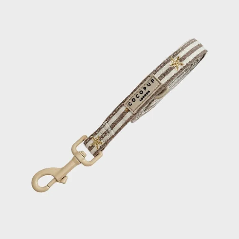 LAISSE POUR CHIEN TISSU - SANDY STARPAWS 🐚