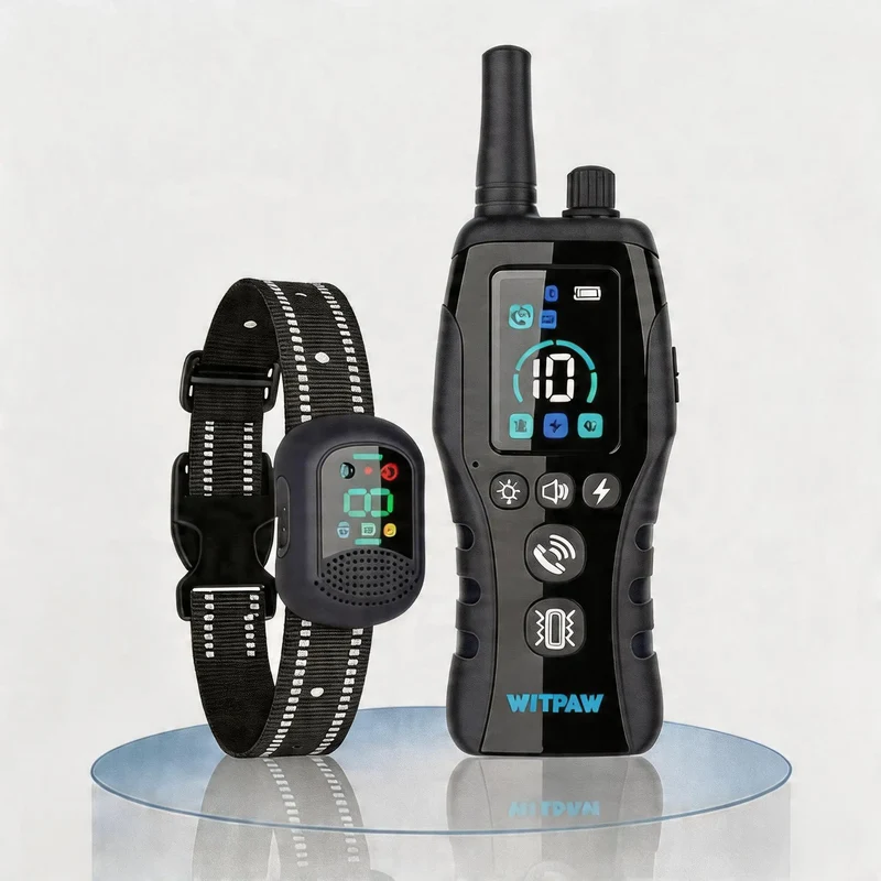 Collier Électrique de Dressage Télécommande 1500 m Chien