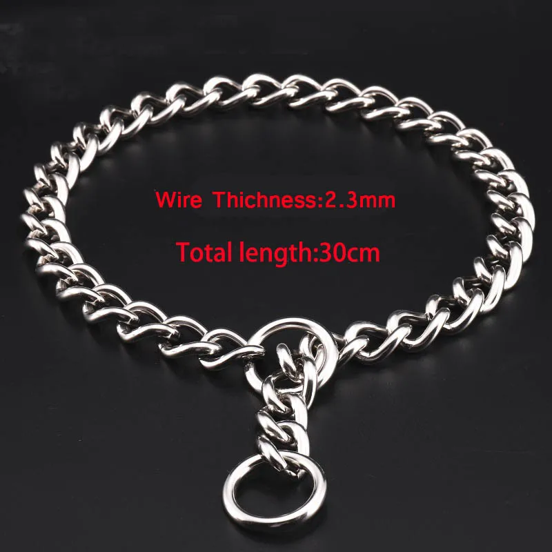 Collier Étrangleur Chaîne Acier Inoxydable 304 Gros Chien