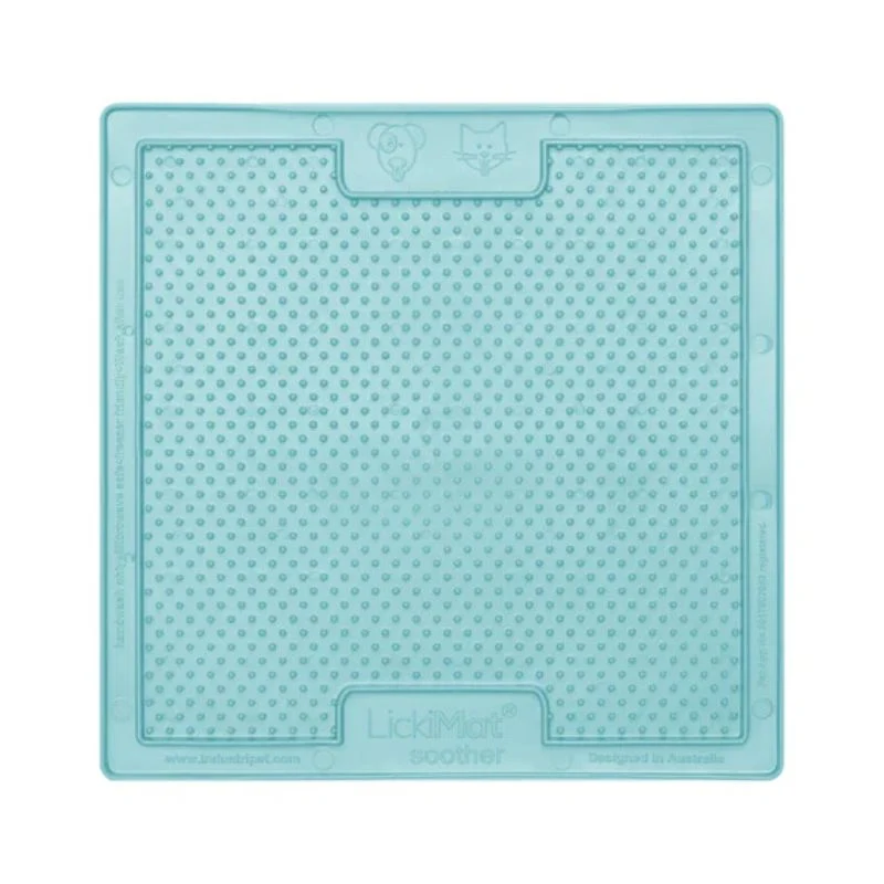 TAPIS DE LÉCHAGE ET D’OCCUPATION POUR CHIEN ET CHAT - LICKIMAT® SOOTHER™ MINT