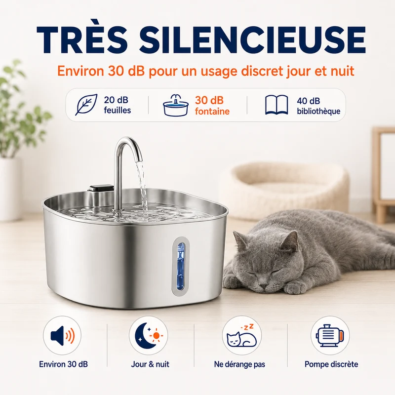 Fontaine à Eau pour Chat