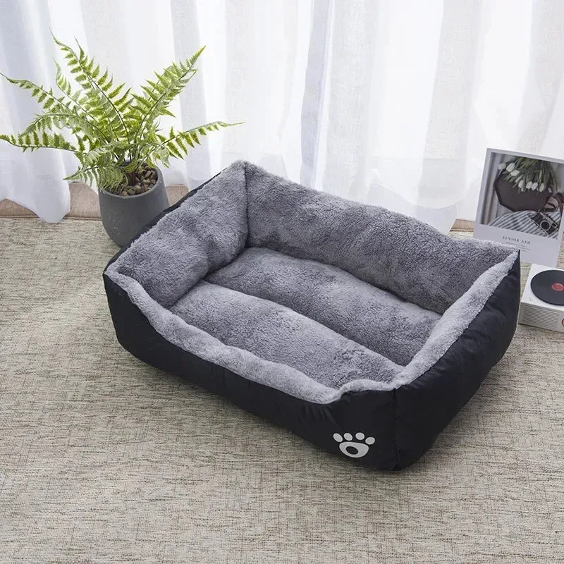 Panier Rectangulaire pour Chien Bords Rembourrés Lavable 6 Tailles