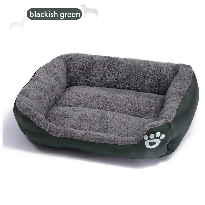 Panier Rectangulaire pour Chien Bords Rembourrés Lavable 6 Tailles