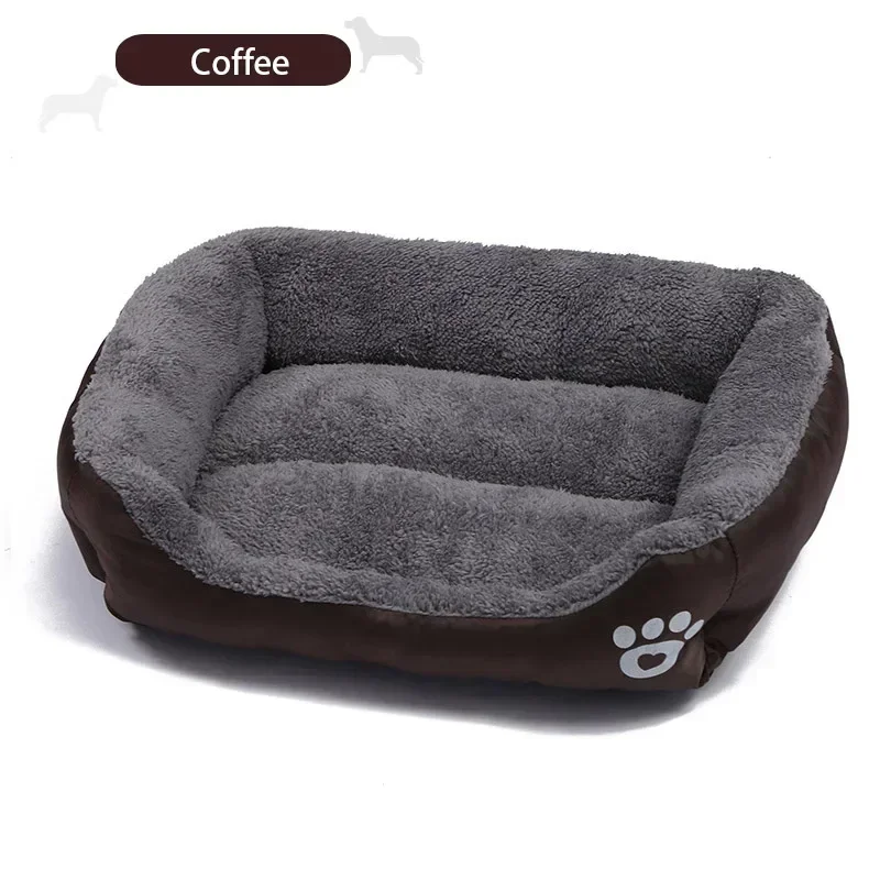 Panier Rectangulaire pour Chien Bords Rembourrés Lavable 6 Tailles