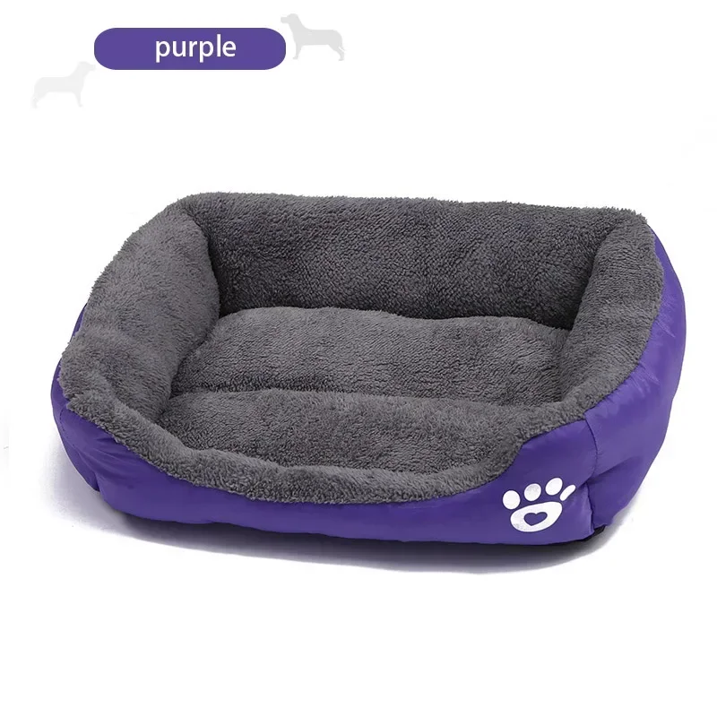 Panier Rectangulaire pour Chien Bords Rembourrés Lavable 6 Tailles