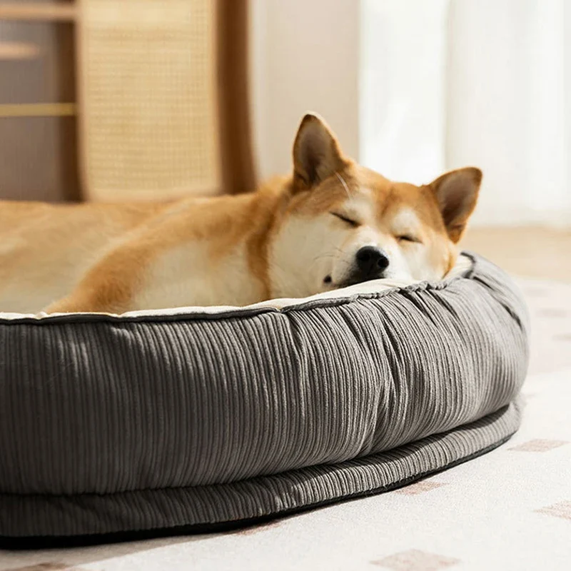 Matelas pour Chien à Mémoire de Forme Ovale 4 Tailles