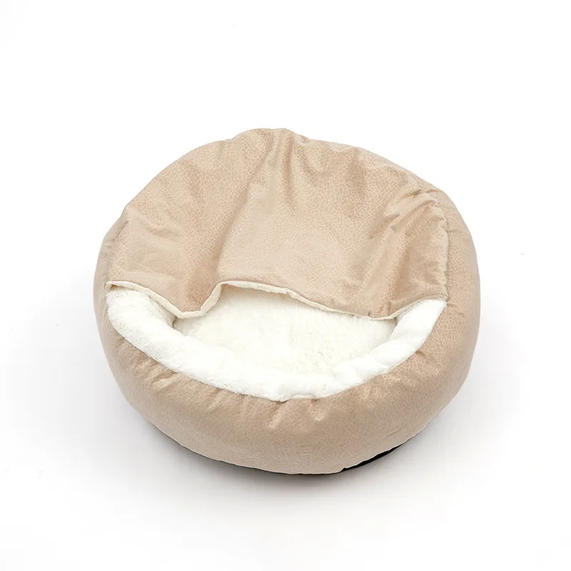 Panier Igloo Rond Cocon Douillet pour Petit Chien 50 et 60 cm