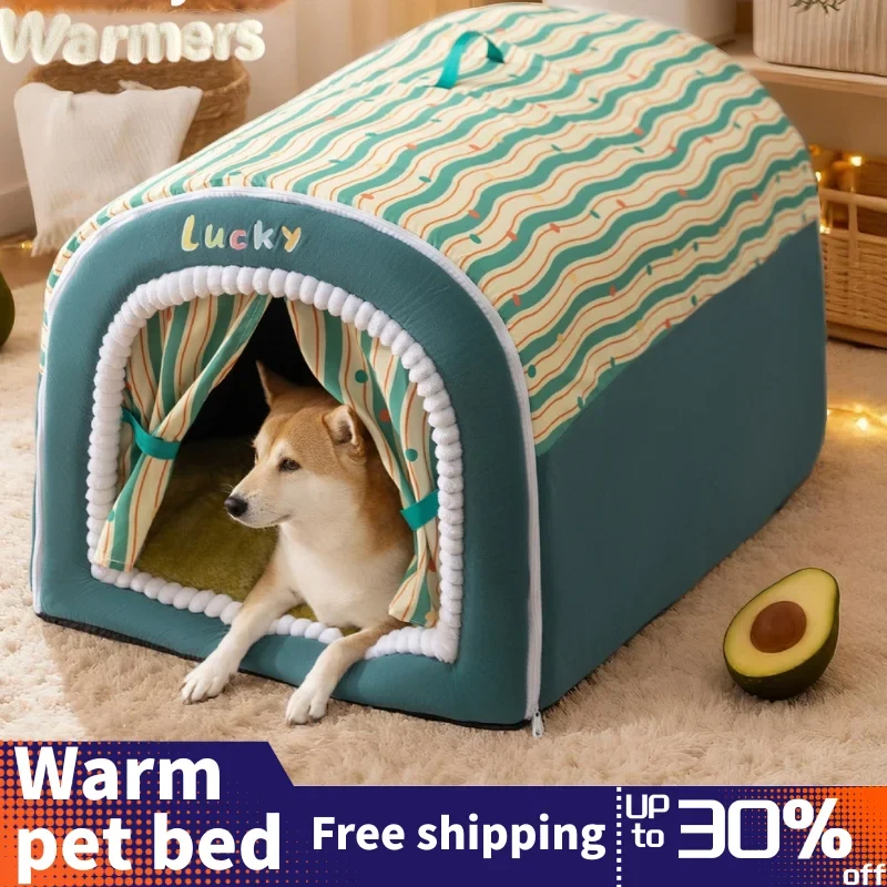 Niche d'Intérieur pour Chien Cabane en Arche Petit Chien 3 Tailles