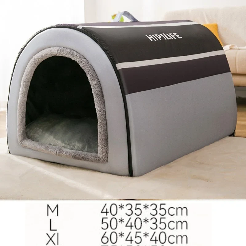 Niche d'Intérieur pour Chien Cabane en Arche Petit Chien 3 Tailles