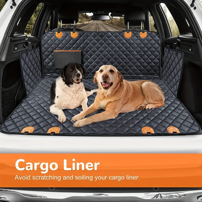 Hamac Voiture pour Chien 600D Étanche Protège-Coffre 137x147 cm