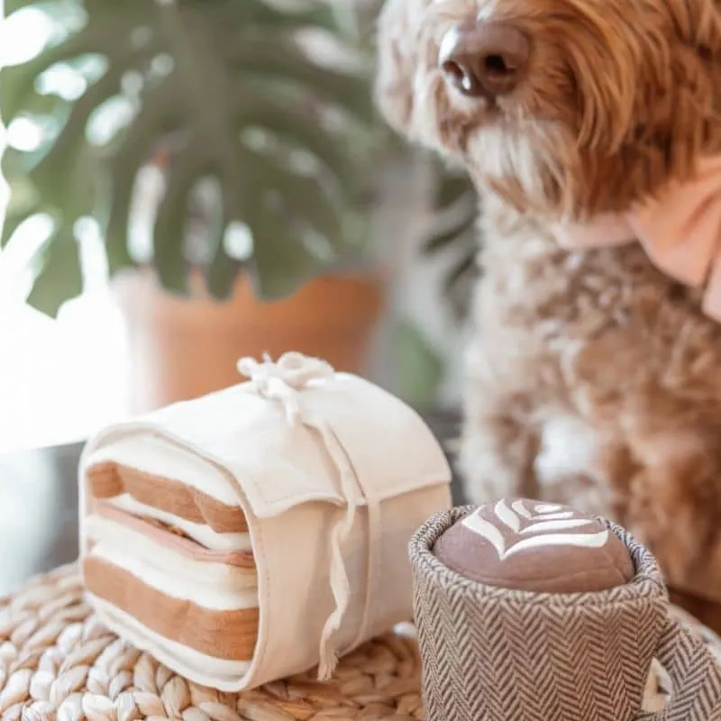 JEU D’OCCUPATION ET DE FOUILLE POUR CHIEN - SANDWICH "HAM & CHEESE" 🥪
