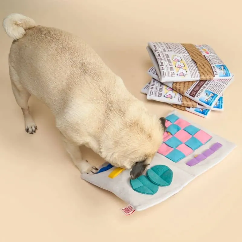 JEU D’OCCUPATION ET DE FOUILLE POUR CHIEN - JOURNAL 🗞️