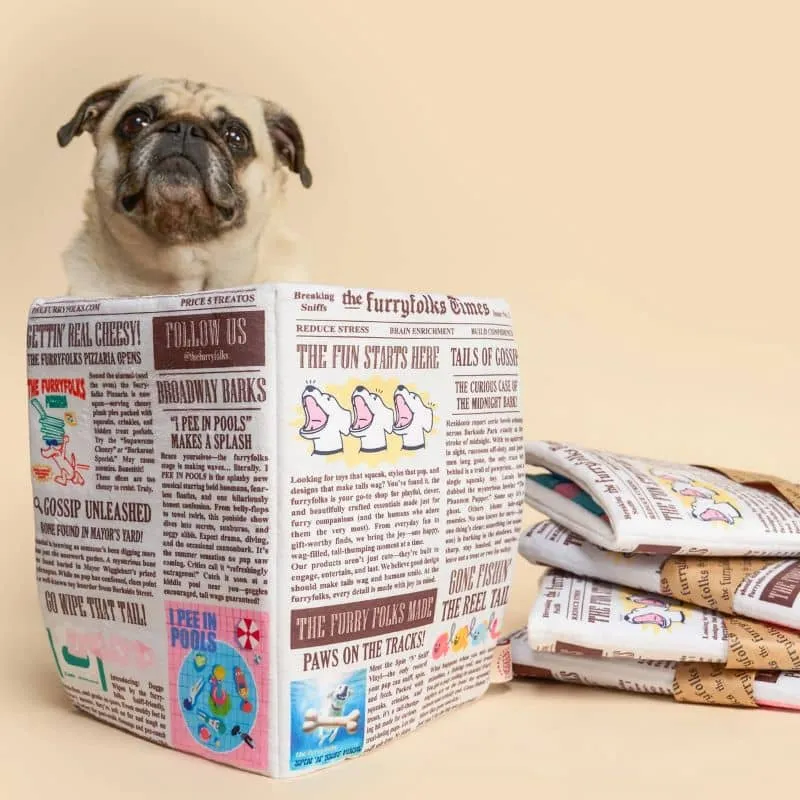 JEU D’OCCUPATION ET DE FOUILLE POUR CHIEN - JOURNAL 🗞️