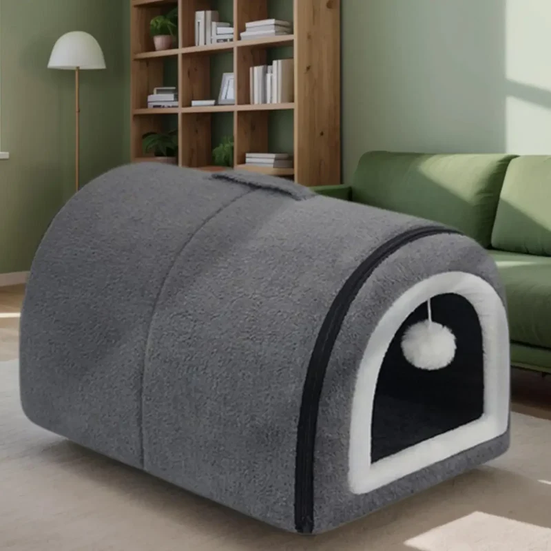 Niche d'Intérieur Chauffante USB pour Petit Chien et Chat
