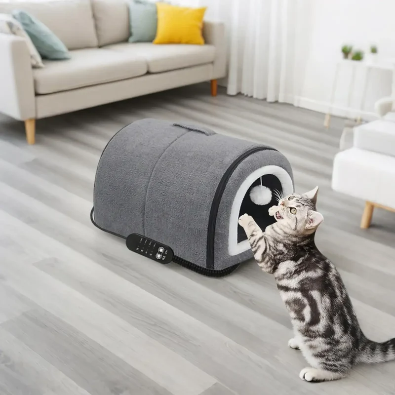 Niche d'Intérieur Chauffante USB pour Petit Chien et Chat