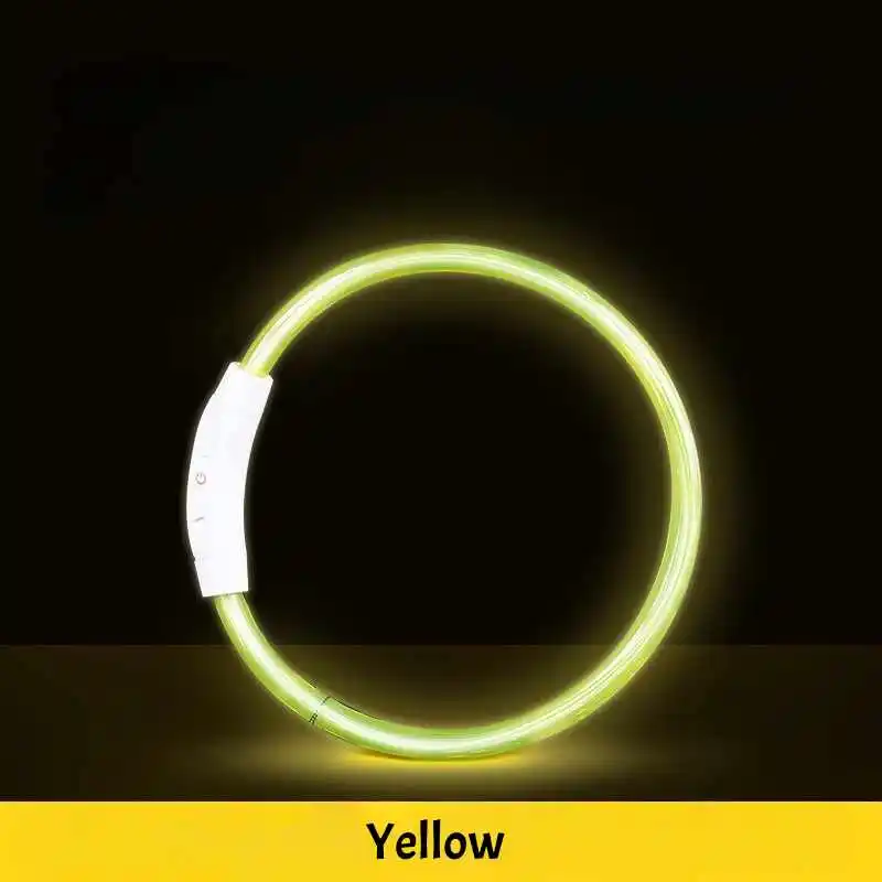 Collier Lumineux LED Étanche 3 Modes Rechargeable Chien