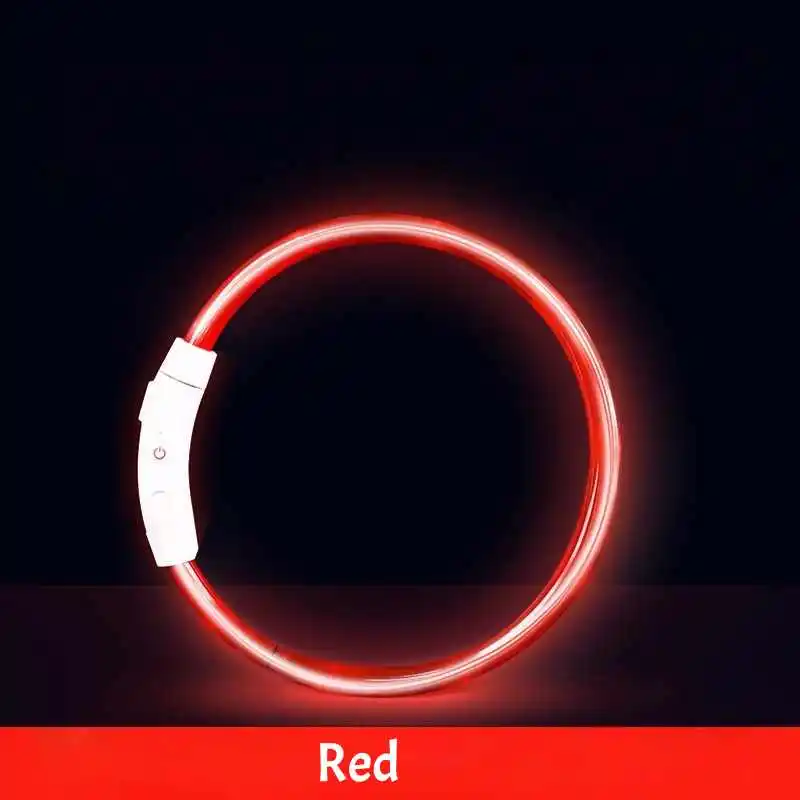 Collier Lumineux LED Étanche 3 Modes Rechargeable Chien