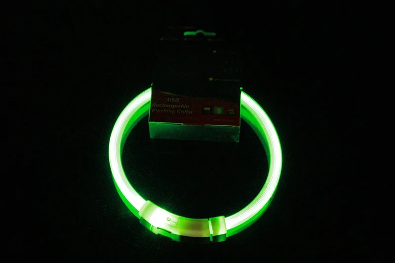 Collier Lumineux LED Rechargeable USB Tube 70 cm Chien