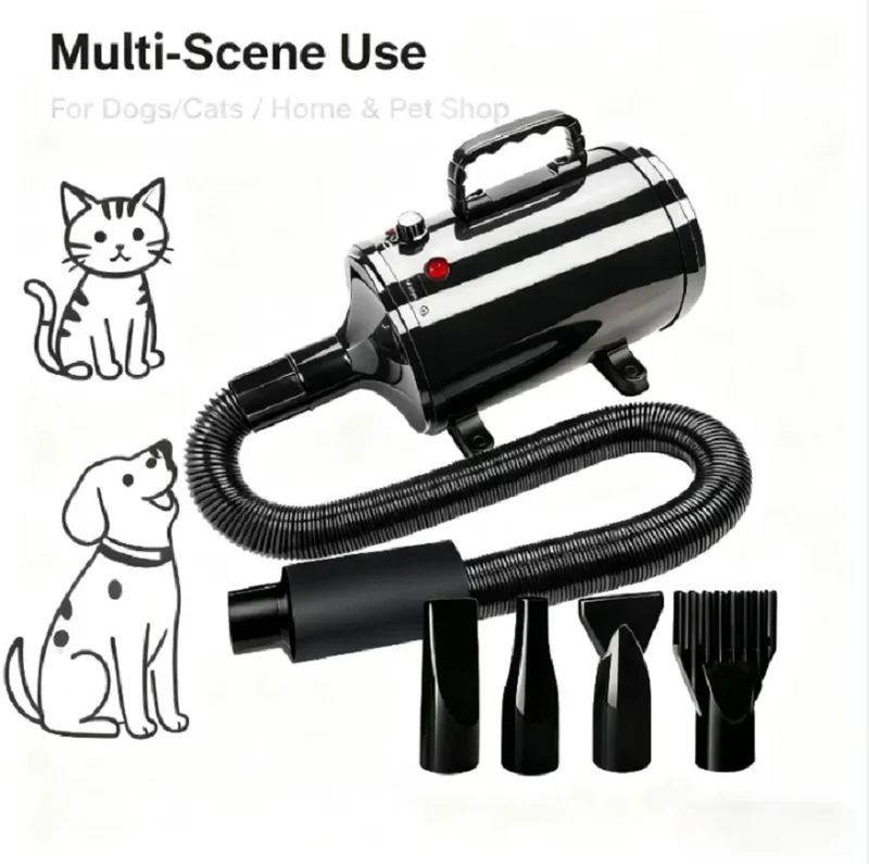 Souffleur de Toilettage Sèche-Poil 2800 W pour Gros Chien