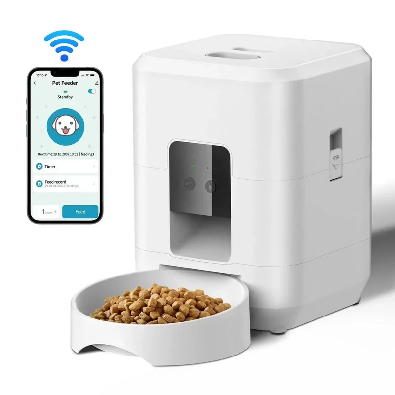 Distributeur de Croquettes Compact 2 L WiFi Programmable