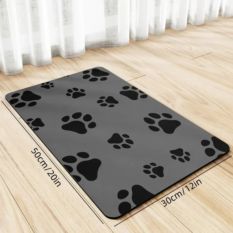 Tapis Absorbant Antidérapant Gamelle Gros Chien