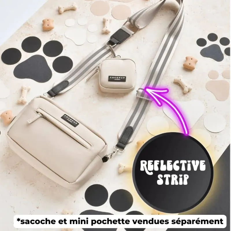 ANSE POUR SACOCHE - RÉFLÉCHISSANTE (DISPO EN 3 COULEURS)