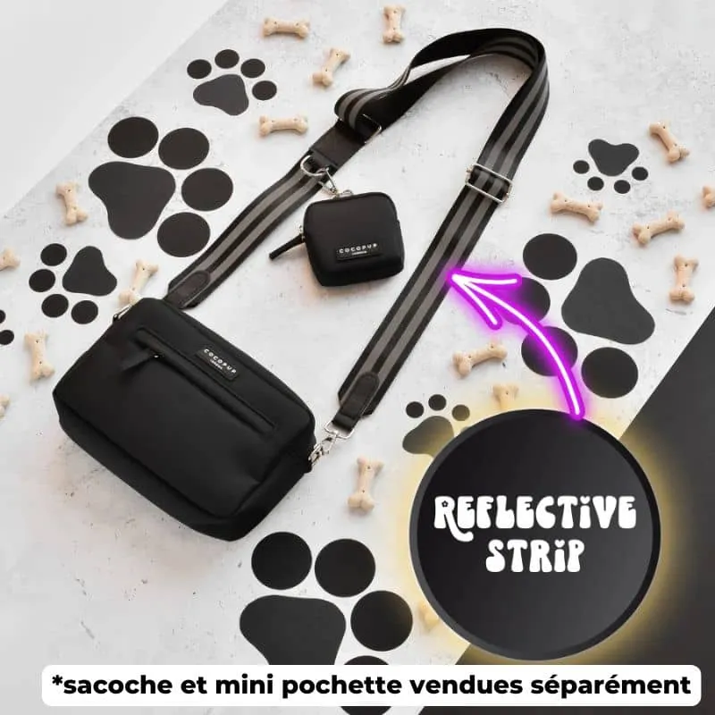 ANSE POUR SACOCHE - RÉFLÉCHISSANTE (DISPO EN 3 COULEURS)