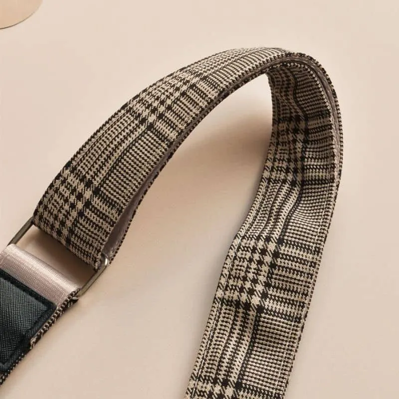 ANSE POUR SACOCHE - CARREAUX PUP PLAID