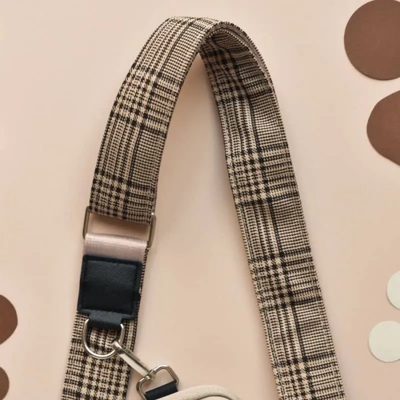 ANSE POUR SACOCHE - CARREAUX PUP PLAID