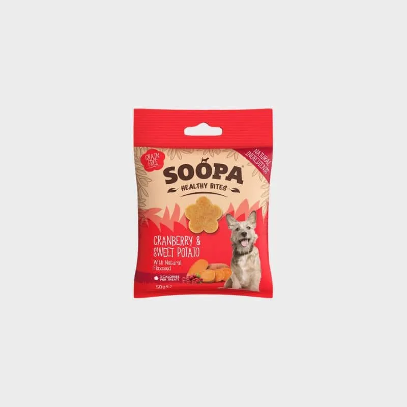 FRIANDISES D'ÉDUCATION POUR CHIEN - CRANBERRY ET PATATE DOUCE