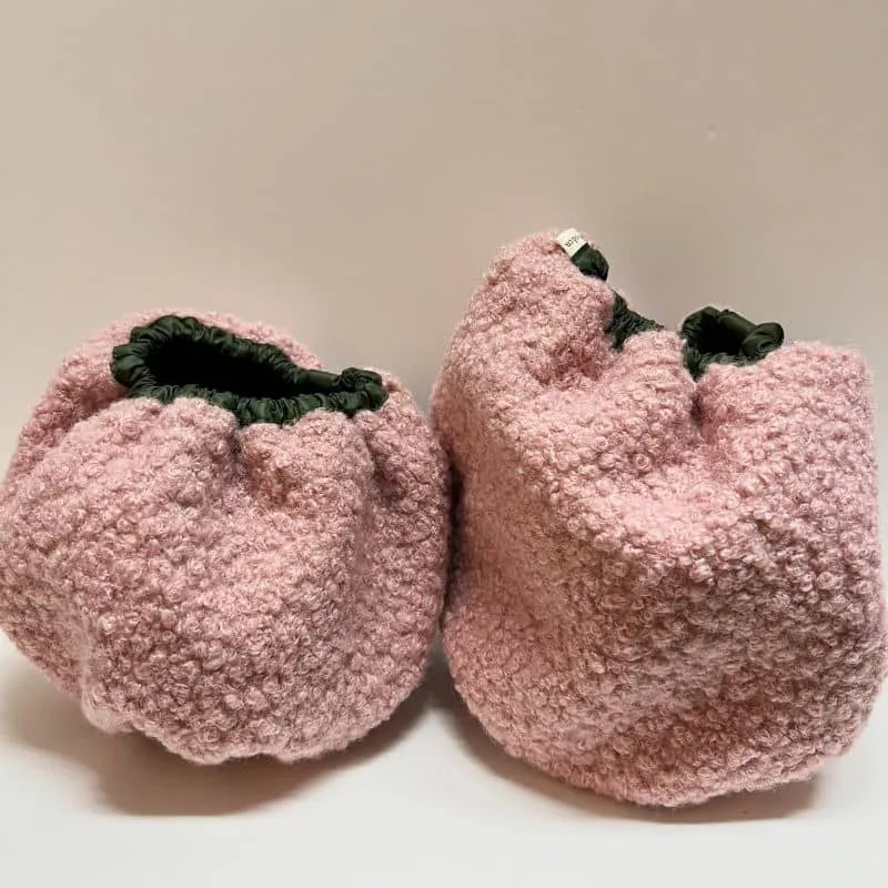 SNOOD HIVER WATERPROOF ET FOURRÉ POUR CHIEN - KAKI ET ROSE