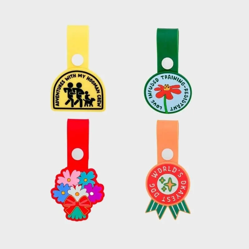 MÉDAILLE POUR CHIEN À CLIP - THE DAILY CLIP (4 DESIGNS AU CHOIX)
