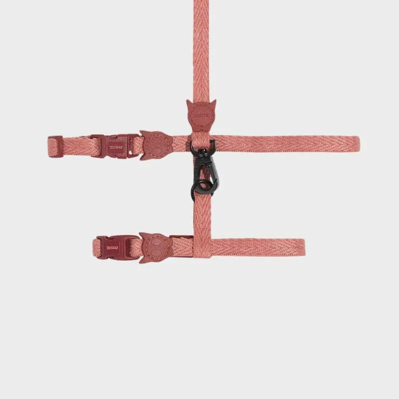 HARNAIS + LAISSE POUR CHAT - CANYON * ROSE