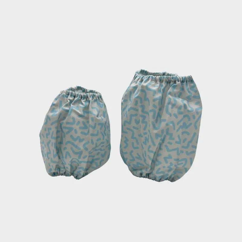 SNOOD POUR CHIEN EN COTON - MEMPHIS BLEU