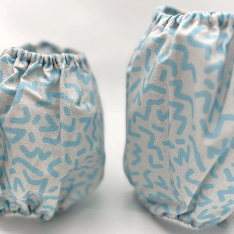 SNOOD POUR CHIEN EN COTON - MEMPHIS BLEU