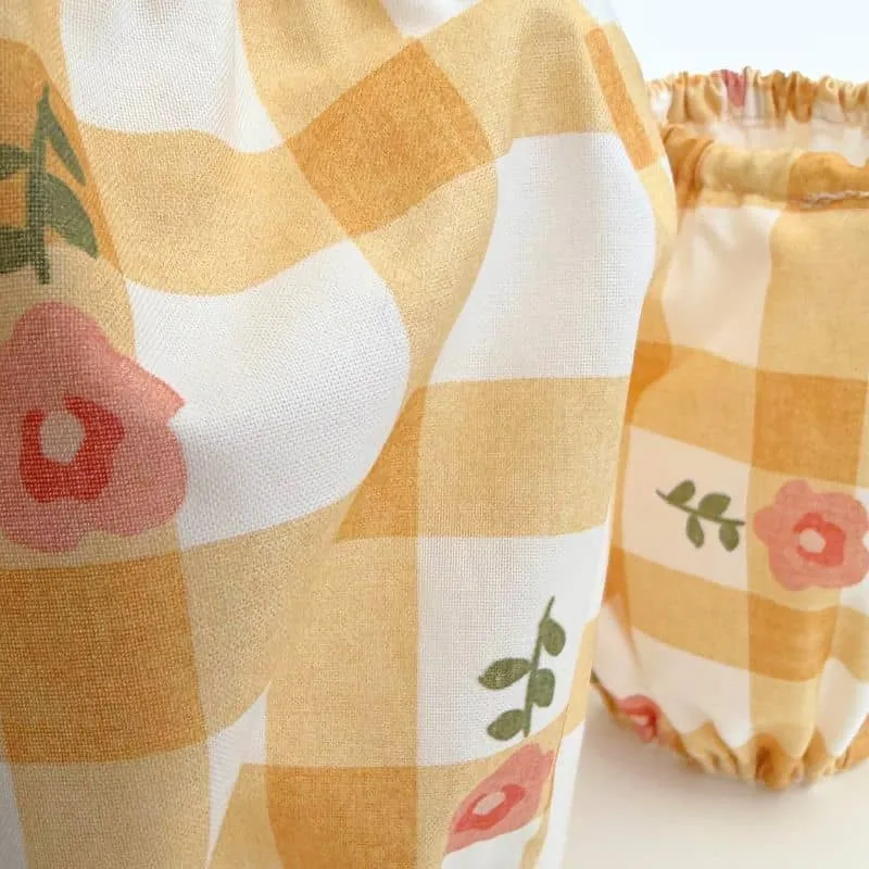 SNOOD POUR CHIEN EN COTON - VICHY & FLEUR